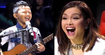 Little Boy Earns Standing Ovation With Acoustic Guitar Performance