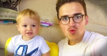 Father-Baby Duet To This Popular Song Will Give You The BIGGEST Smile!