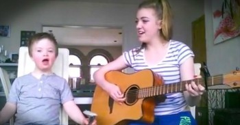 She Started Singing Her Brother's Favorite Song, And When He Joined In…Smiles!