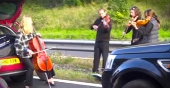 String Quartet Puts The ‘Jam’ In Traffic Jam!