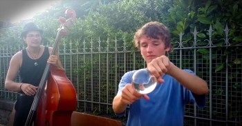 He Started Juggling This Clear Ball And I Was MESMERIZED!