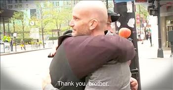 Act Of Kindness For Homeless Man Will Bring You To TEARS!
