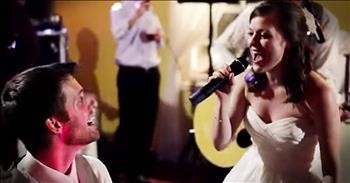 Bride Surprises Groom With The SWEETEST Song. WOW!