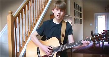 13-Year-Old Country Boy Has Some Serious Talent