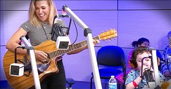Pop Star Sings Inspiring 'Fight Song' With Sick Children