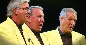 Barbershop Quartet Sings 'Put Your Head On My Shoulder'