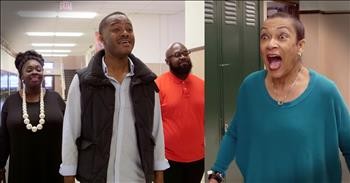 Students Sing 'Amazing Grace' To Teacher Battling Cancer
