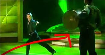 Riverdance Routine Takes A Whole New Spin When Drums Kick In