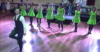 Groom Surprises Wedding Guests With Irish Dance