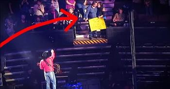 Garth Brooks Stops Concert To Sing To Fan In Audience