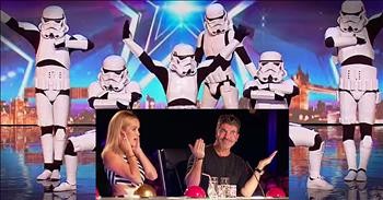Stormtrooper Dance Troupe Gets Simon Seal Of Approval