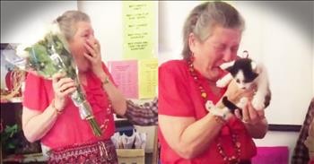 Students Surprise Teacher With Kittens After Beloved Cat Passes Away