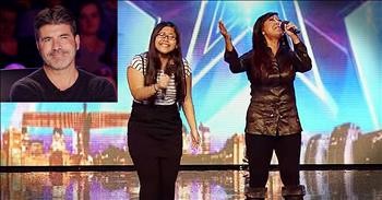 Mother-Daughter Duet Of 'Tell Him' Has Simon Smiling!