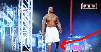 Man With One Leg Inspires With Obstacle Course Performance
