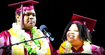 Mother And Son Graduate Together In Inspiring Ceremony