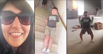 7-Year-Old Dances For Joy At News He Is Cancer Free