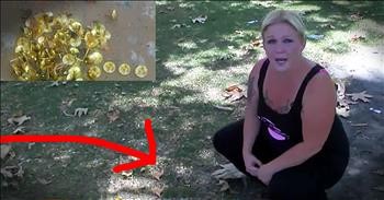 Mother Warns Parents After Finding Thumb Tacks In Grass At Park