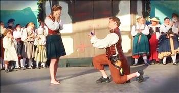 Man Surprises Girlfriend With Proposal After Irish Dancing Routine