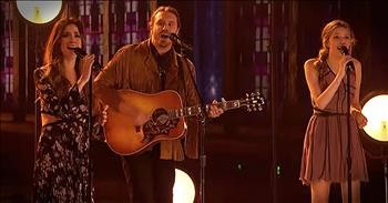 Musical Family Of 3 Performs Beautiful Rendition Of 'Bless The Broken Road'