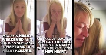 Young Girl With A Failing Heart Finds Out She's Getting A New One