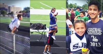 High School Senior Steps In For A Young Girl's Hero Dad In Time Of Need