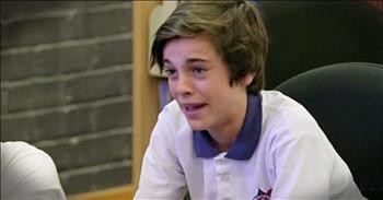 Boys Tear Up When Classmate Opens Up About Sick Dad's Diagnosis