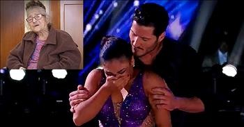 Laurie Hernandez Dances For Recently Deceased Grandma