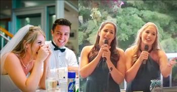 Sisters Of The Bride Nail Disney Medley Wedding Speech