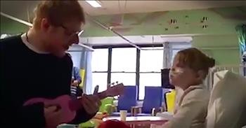 Ed Sheeran Serenades 9-Year-Old Fan Who Cannot Walk Or Talk