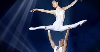 Acrobatic Ballet Performance Showcases Talent And Skill