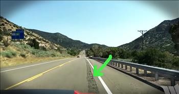 Rumble Strip On Route 66 Plays 'America The Beautiful'