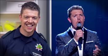Firefighter's Safety Talk Turns Into Beautiful Singing Performance