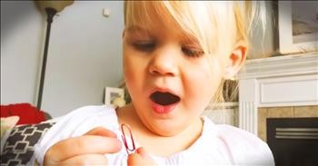 Toddler And Paperclip Teach About Gratitude