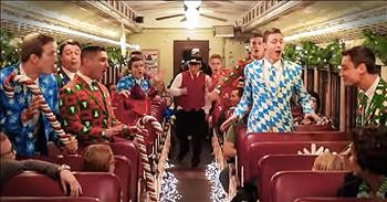 Amazing Christmas Flash Mob On A Train