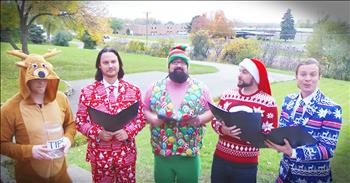 Home Free Sings 'Grandma Got Run Over By A Reindeer'