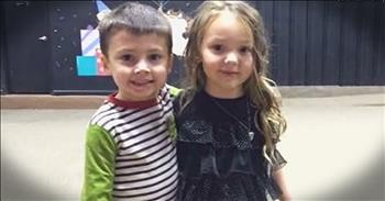 Little Boy Brightens Classmate's Birthday Party