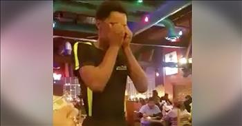 God Tells Customer To Pour Love On His Waiter