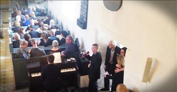 Young Man Sings 'You Raise Me Up' At Brother's Funeral
