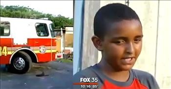2 Young Boys Run Into Burning House To Save Children Inside