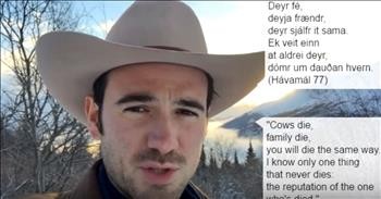Listen As He Speaks An Ancient Language That You Have Probably Never Heard