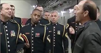 Lee Greenwood And U.S. Army Chorus Sing 'God Bless The USA'