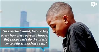 9 Year-old Humanitarian Leads Aid Mission To The Homeless Of Chicago