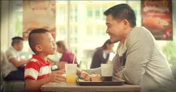Little Boy Reminds Us Why Dads Are Superheroes