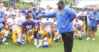 Tough Guy Coach Breaks Out In Dance
