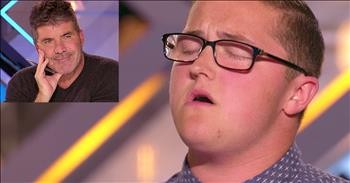 Shy Supermarket Cashier Impresses Judges With Big Voice