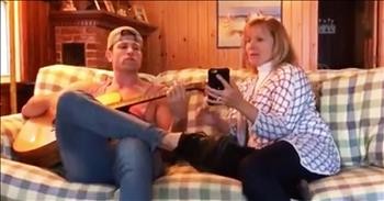 Mother And Son Sing Country Duet To Humble And Kind