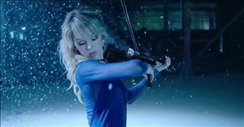 Violinist Lindsey Stirling Performs 'Carol Of The Bells'