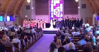 'Amazing Grace' Wedding Flash Mob For Bride
