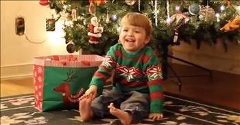 Toddler Is Excited To Get Broccoli For Christmas