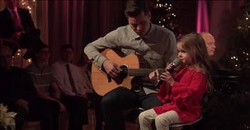 Daddy-Daughter Duet Of 'Let There Be Peace On Earth'